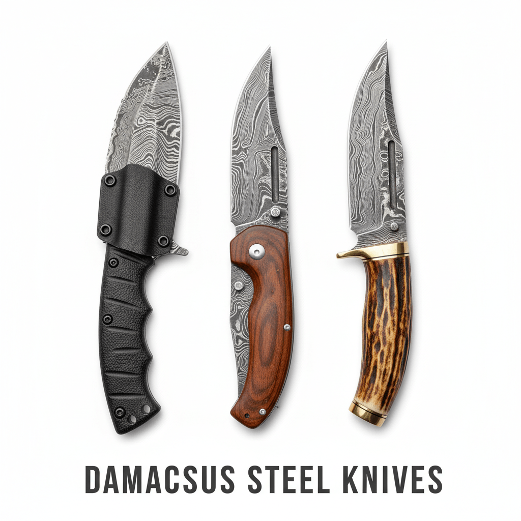 Hadi Craft – Best Handmade Damascus steel folding knife for men | EDC, Hunting & Survival Knives