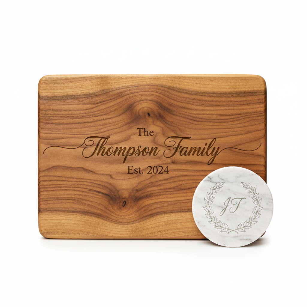 wooden customize engraving kitchen accessories 