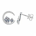 0.8CT Moissanite Stud Earrings 925 Sterling Silver – D Color VVS1 Diamond Look Earrings Gift for Women - Hadi Craft