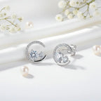 0.8CT Moissanite Stud Earrings 925 Sterling Silver – D Color VVS1 Diamond Look Earrings Gift for Women - Hadi Craft