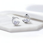 0.8CT Moissanite Stud Earrings 925 Sterling Silver – D Color VVS1 Diamond Look Earrings Gift for Women - Hadi Craft