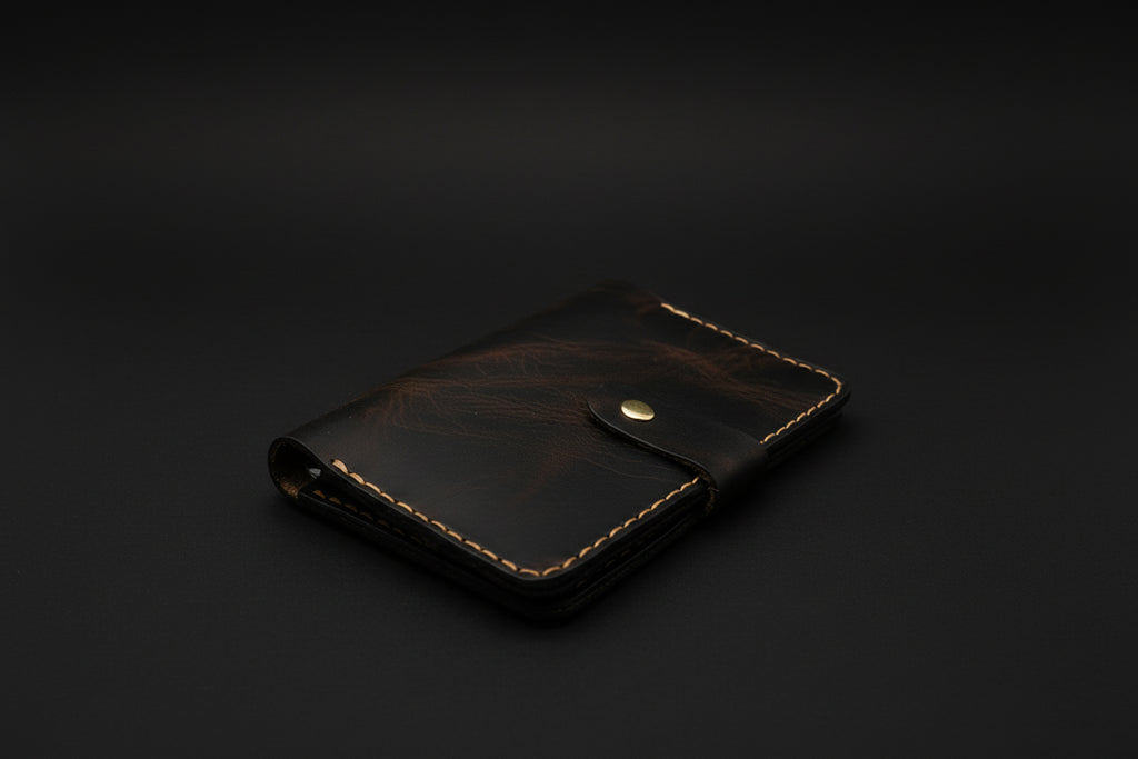 Leather Field Notes Cover – Walnut Brown | Everyday Carry | Handmade in USA