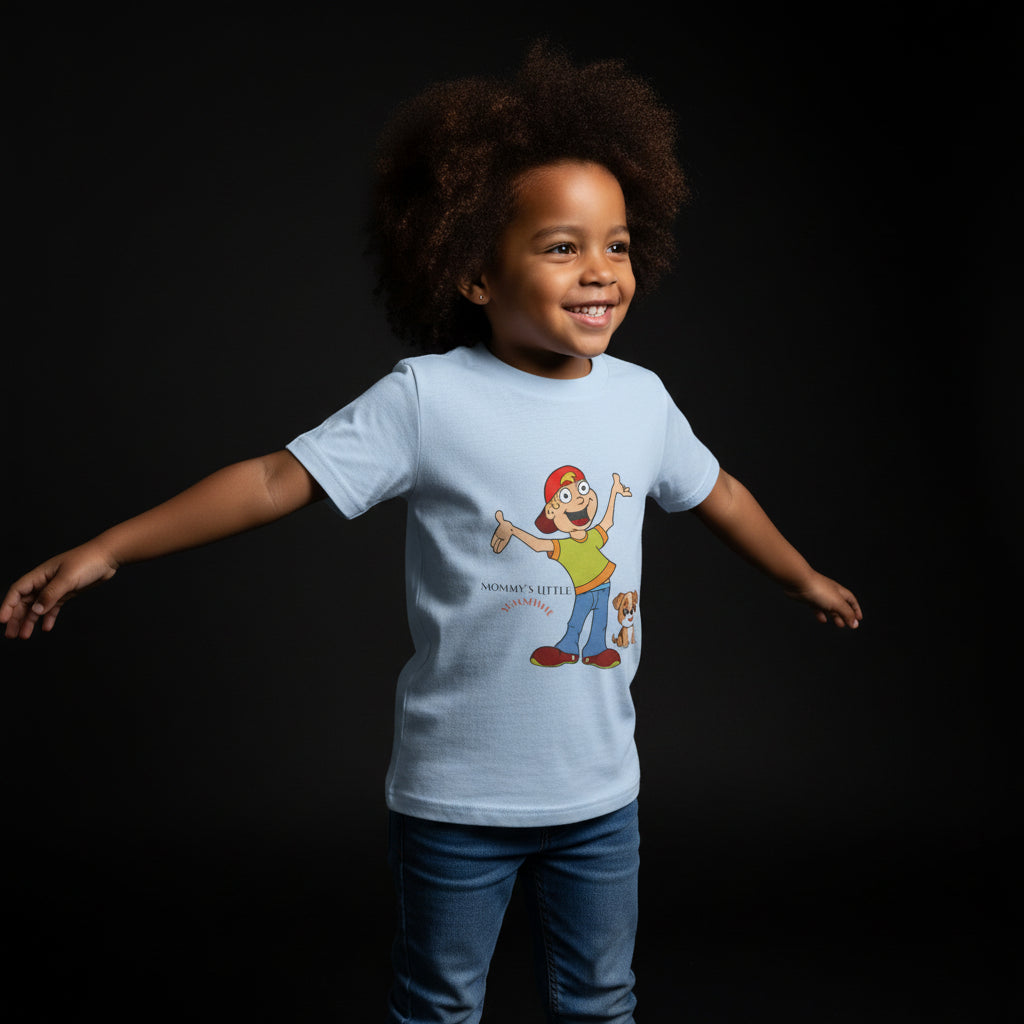 Mommy's Little Sunshine Toddler T-Shirt — Cute Kid & Puppy Graphic Tee