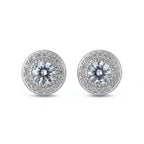10mm hip hop earrings Hip Hop Masonite Earrings - Hadi Craft