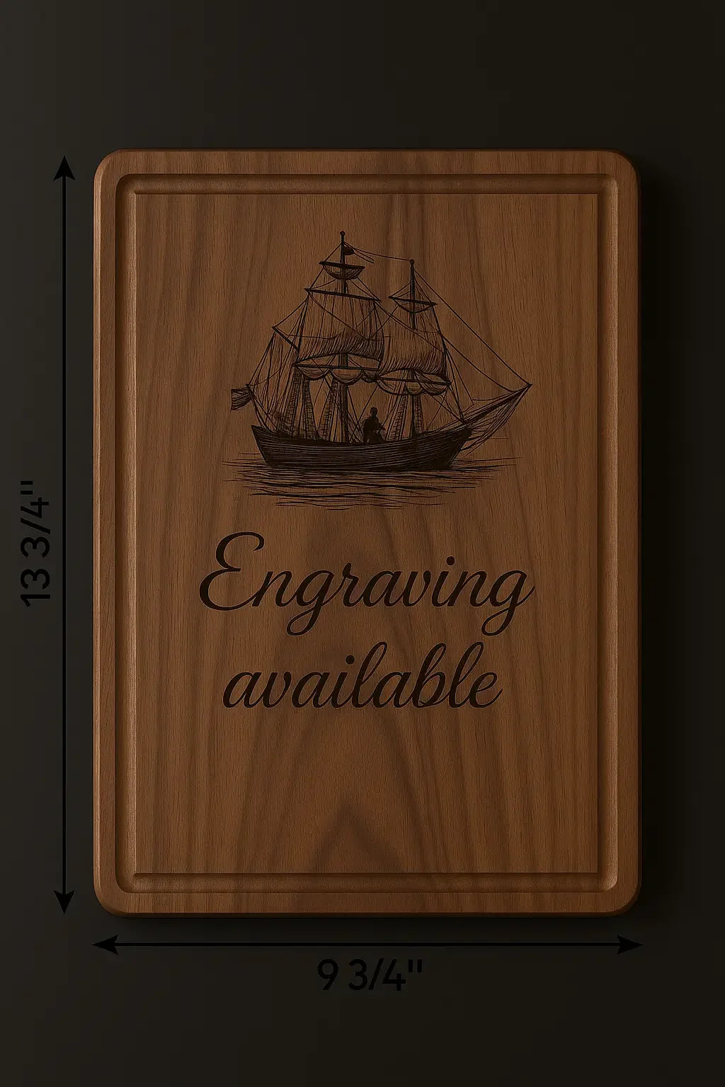 Cutting Board with customize engraving Hadi Craft