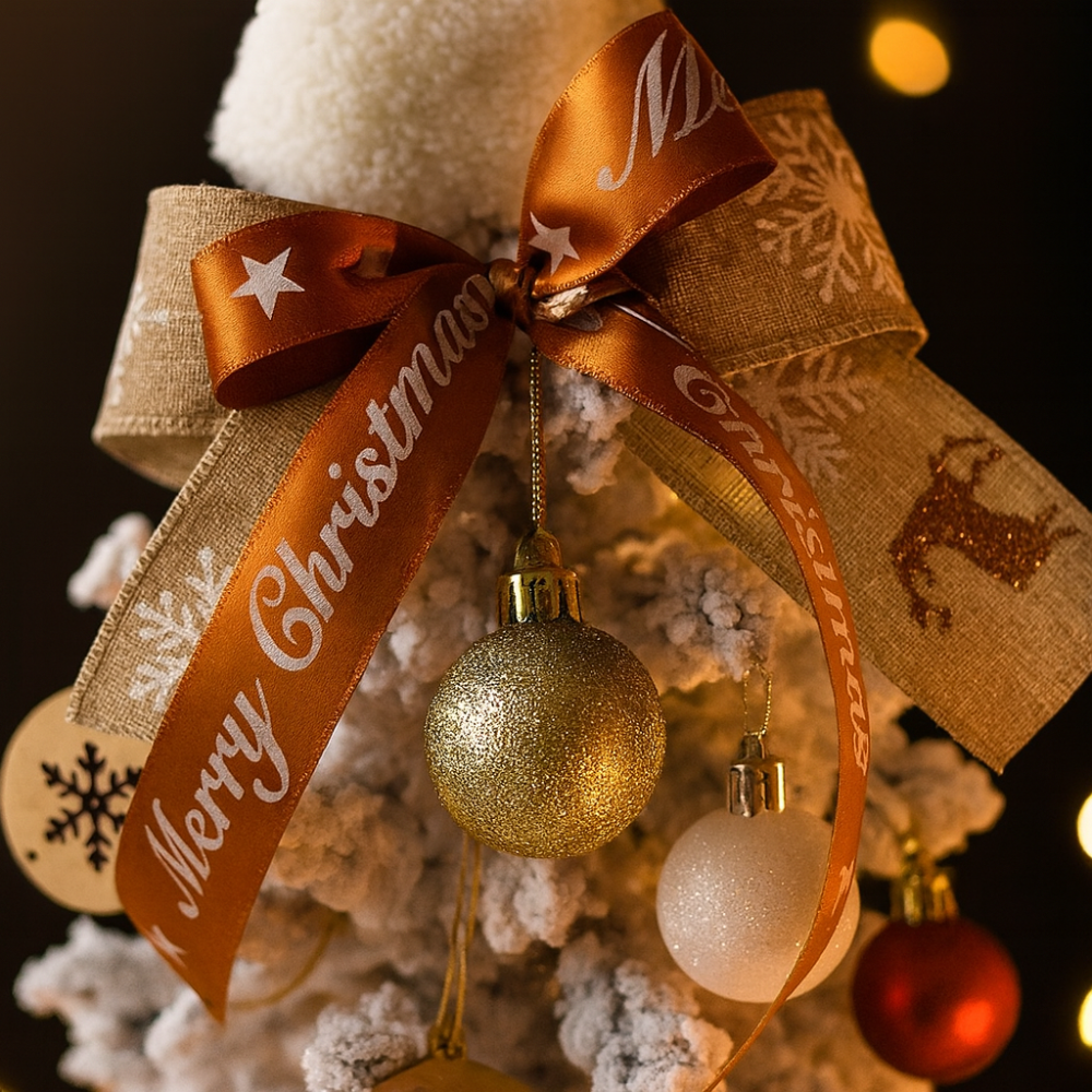 Pre-Lit Mini Tabletop Christmas Tree with Lights Artificial Pine Holiday Decor for Home, Office & Party