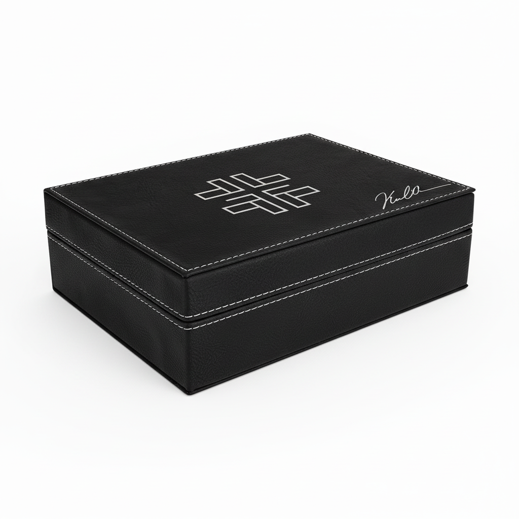 Laserable Leatherette Premium Gift Box – Personalized (Two Size Options)