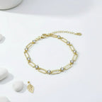 18k gold plated moissanite tennis bracelet 925 Silver Bracelet - Hadi Craft