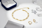 18k gold plated moissanite tennis bracelet 925 Silver Bracelet - Hadi Craft