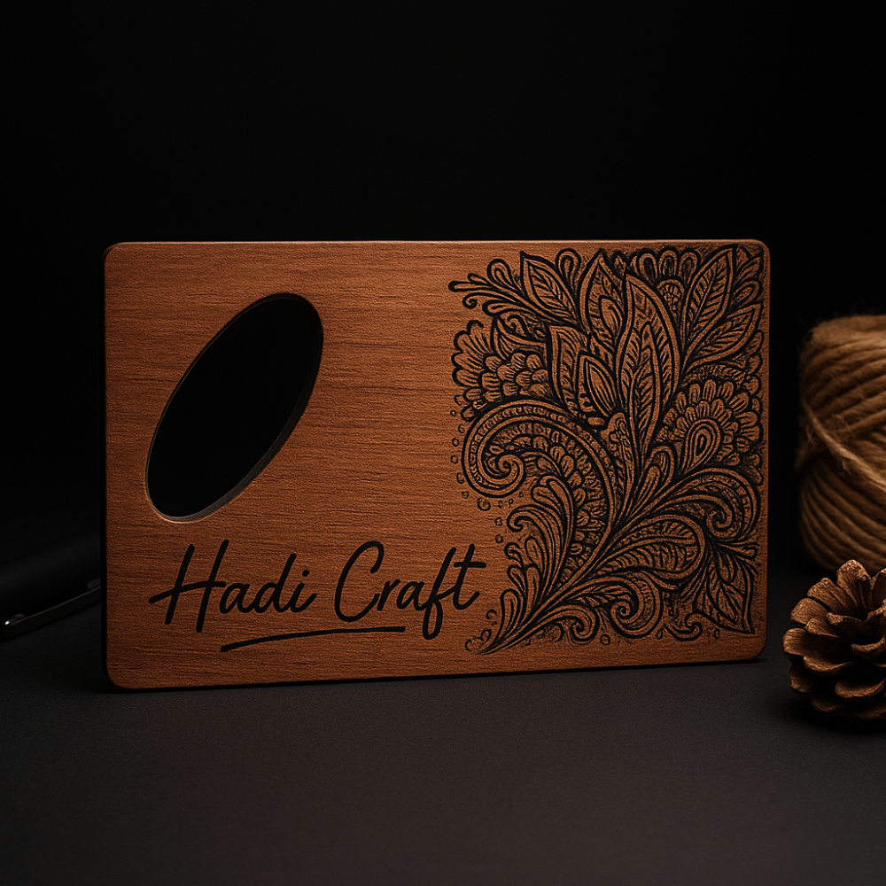 Bottle Opener Personalized engraving Cedar Wood Credit Card