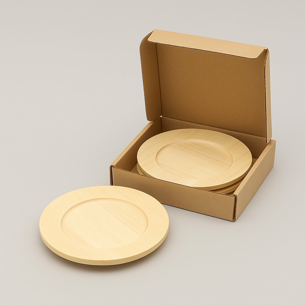 Handcrafted 13-Inch Artisan Wooden Charger Plate – Dining Table Decor