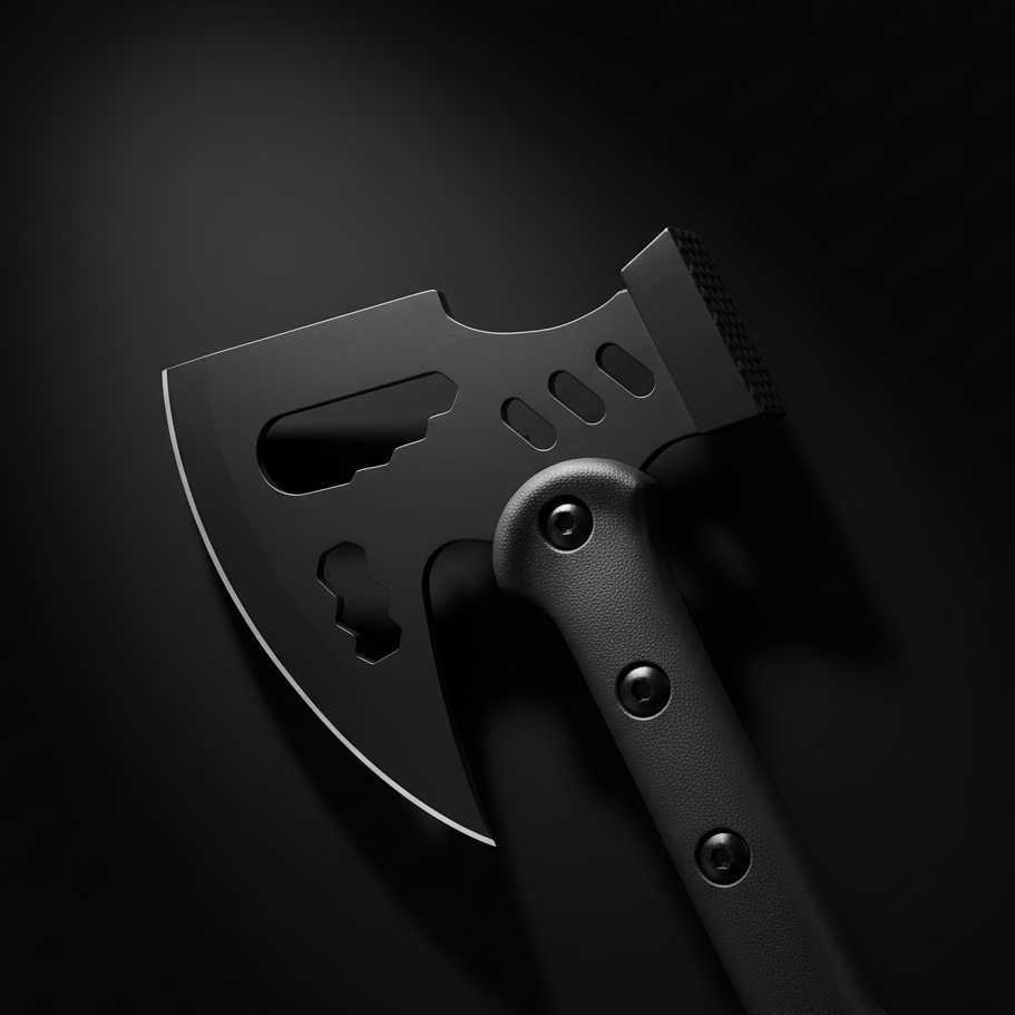Stainless Steel Multi-Functional Survival Axe & Hammer | Outdoor Camping, Rock Climbing & Adventure Tool