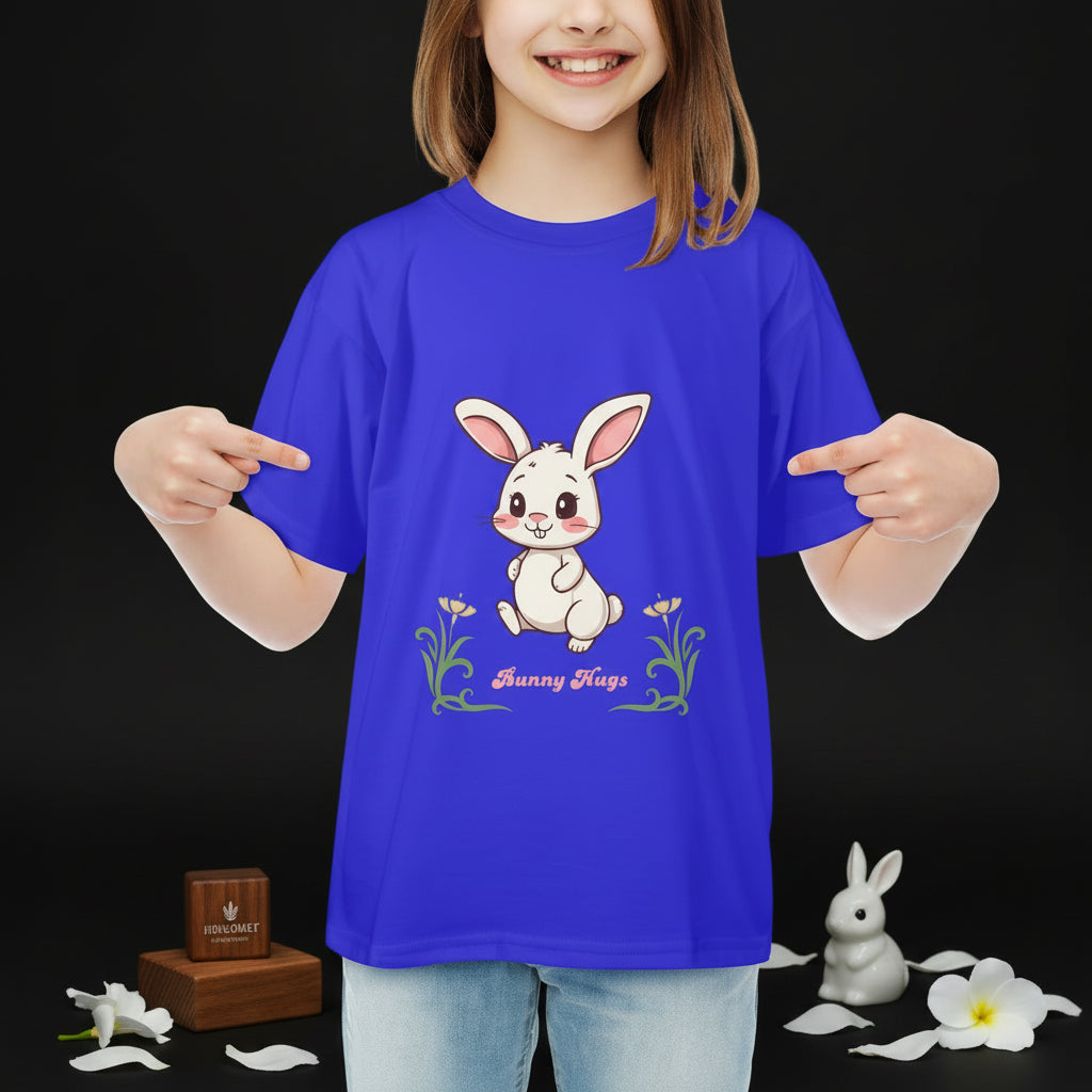 Kids 100% Cotton T-Shirt – Made in USA, Soft Breathable Front Print Tee for Boys & Girls