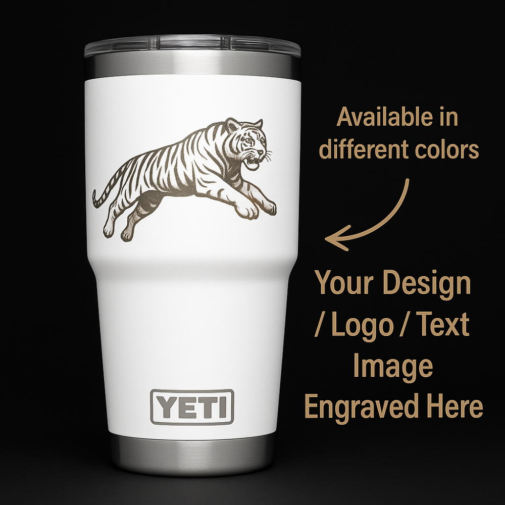 30 oz YETI Insulated Tumbler Multiple Colors & Custom Engraving Travel Cup