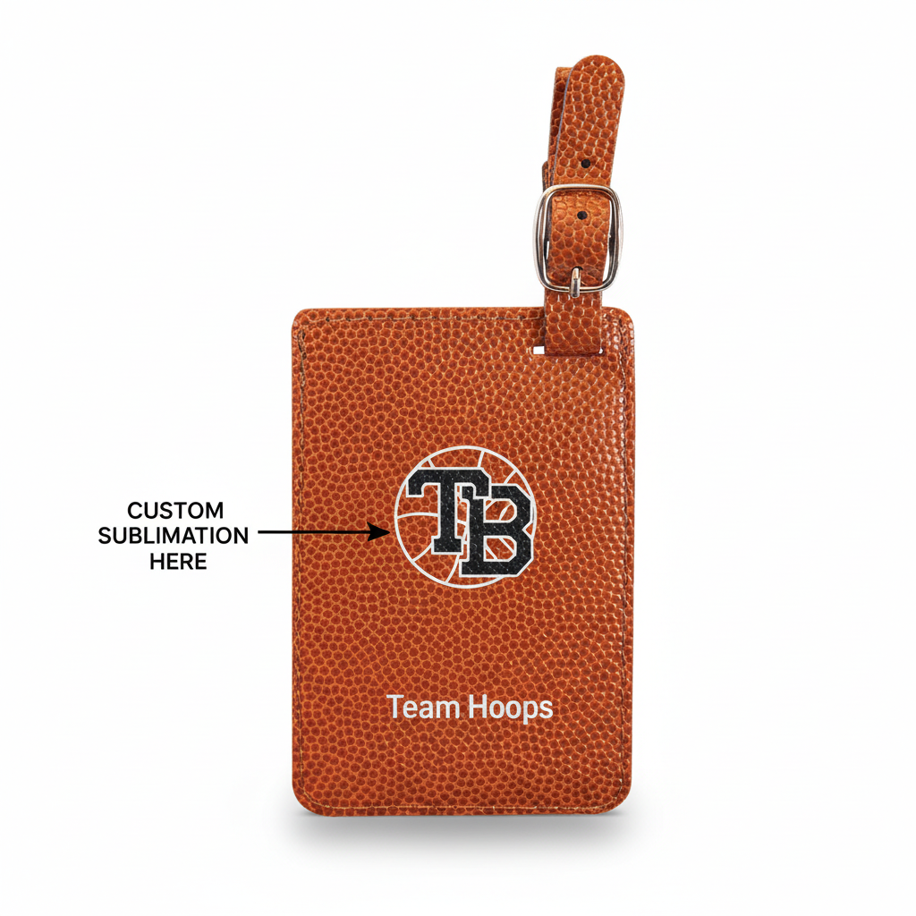 Premium Laserable Leatherette Luggage Tag, Size 4¼" x 2¾"