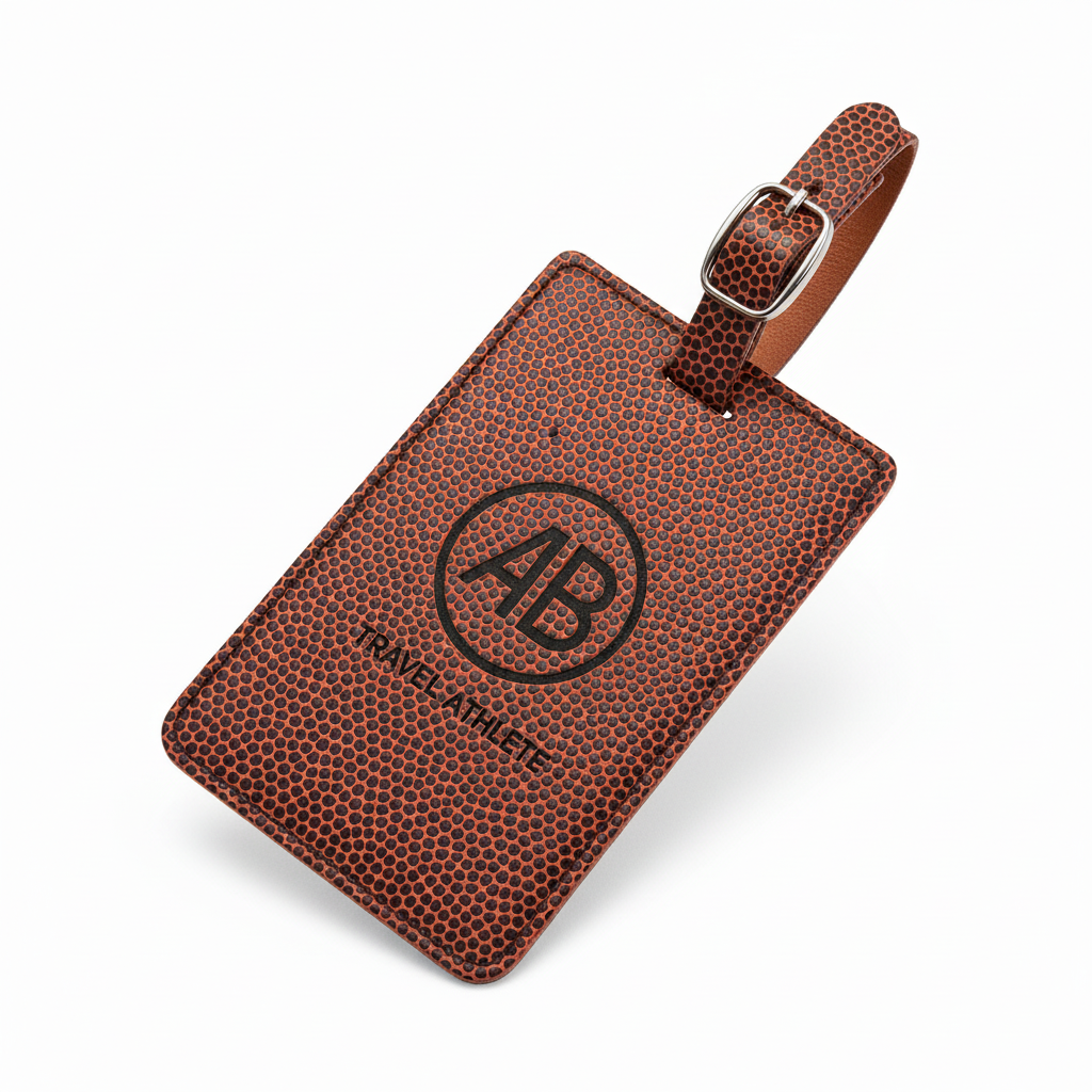 Premium Laserable Leatherette Luggage Tag, Size 4¼" x 2¾"