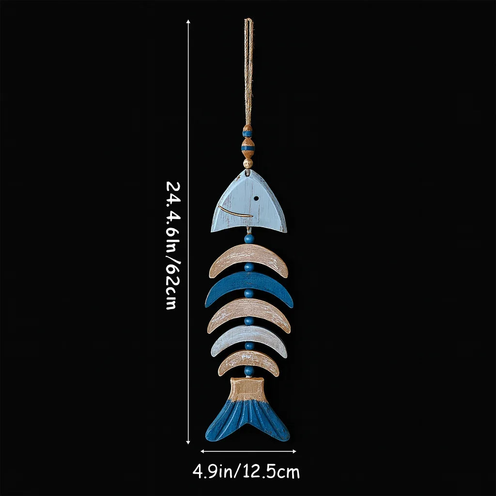 Home decor Wooden Rustic Fish Driftwood Wall Decor Hadi Craft