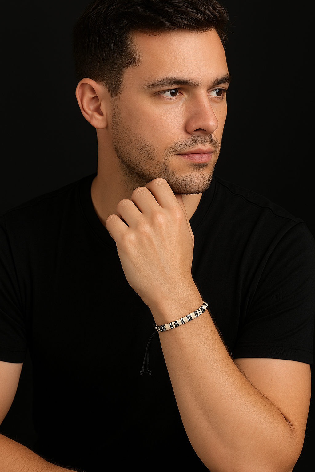 Hand-Woven Bohemian Adjustable Bracelet | Waterproof Woven Cord Jewelry | Christmas & Everyday Wear