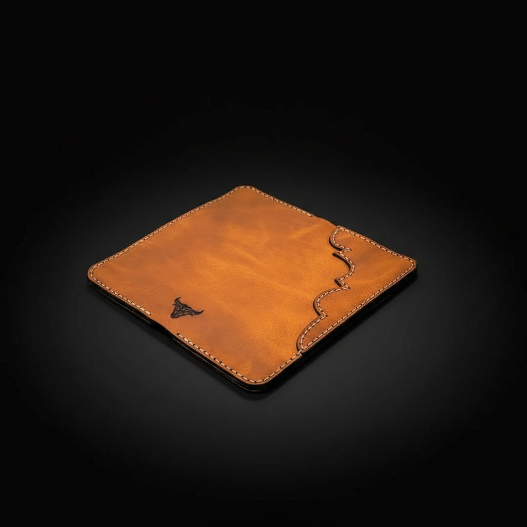 Western Long Leather Wallet for Men – Full-Grain & Personalized | Handmade in USA