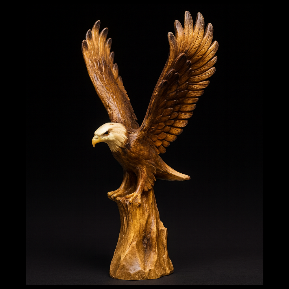 Bald Eagle Resin Sculpture