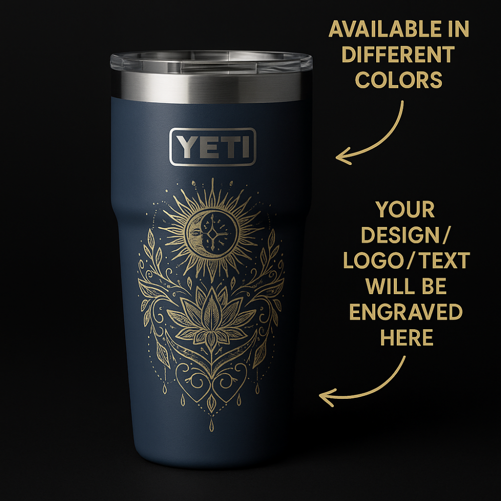20 oz YETI Insulated Tumbler Multiple Colors & Custom Engraving Cup