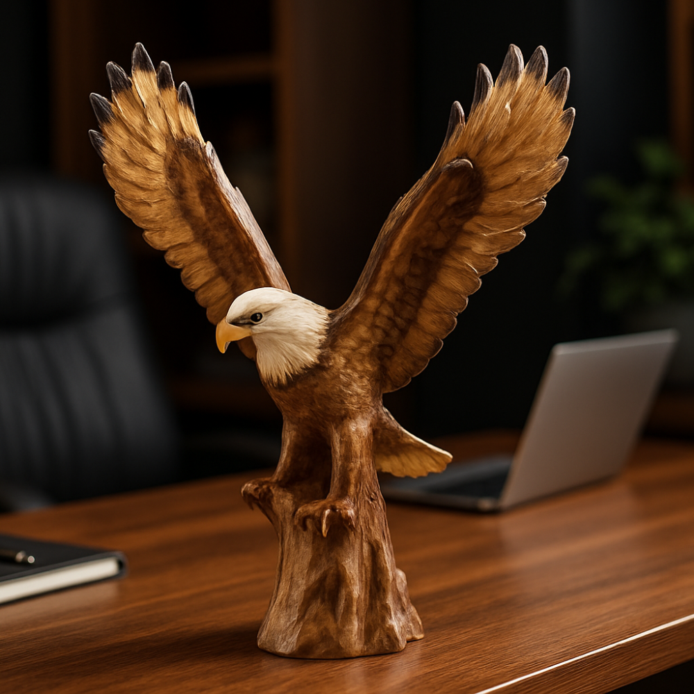 Bald Eagle Resin Sculpture