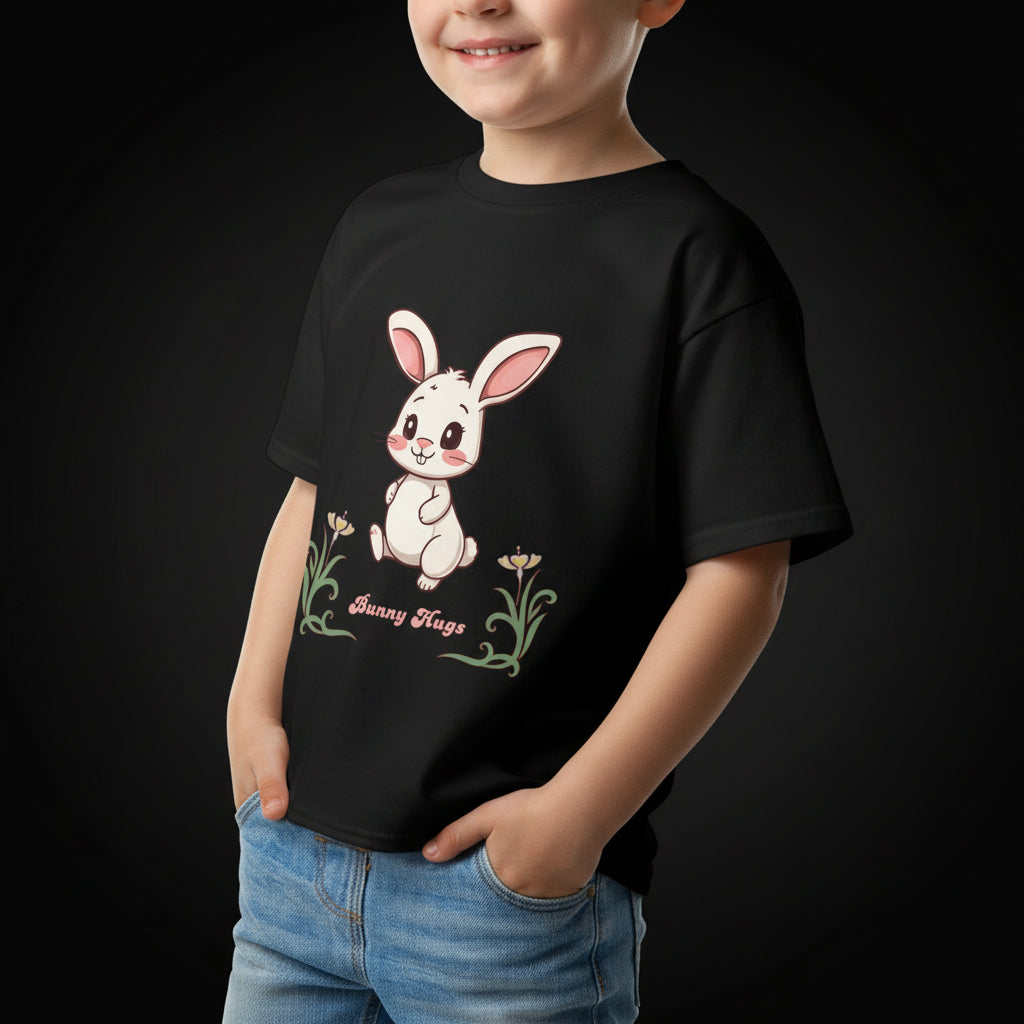 Kids 100% Cotton T-Shirt – Made in USA, Soft Breathable Front Print Tee for Boys & Girls