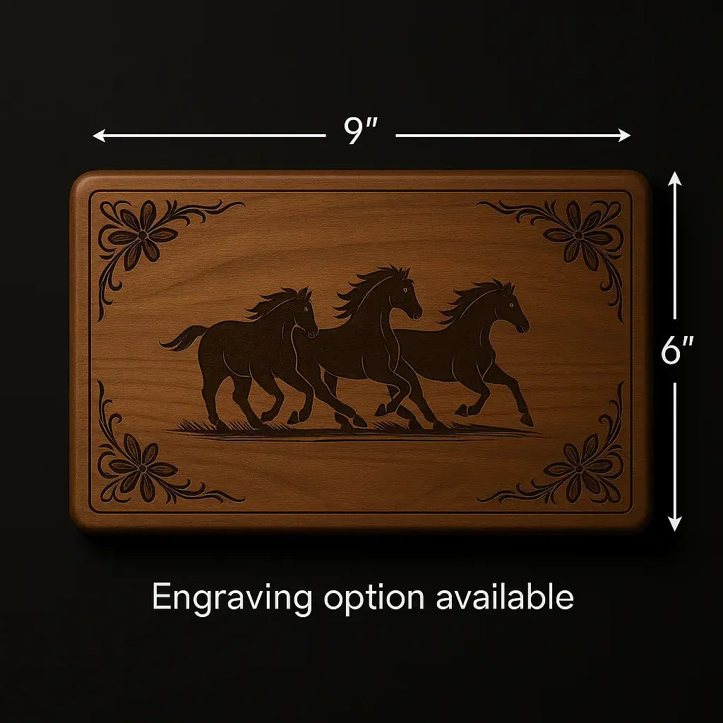 Wooden cutting Board with customize engraving Hadi Craft