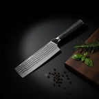 67 layer damascus nakiri knife G10 Handle | Hadi Craft USA