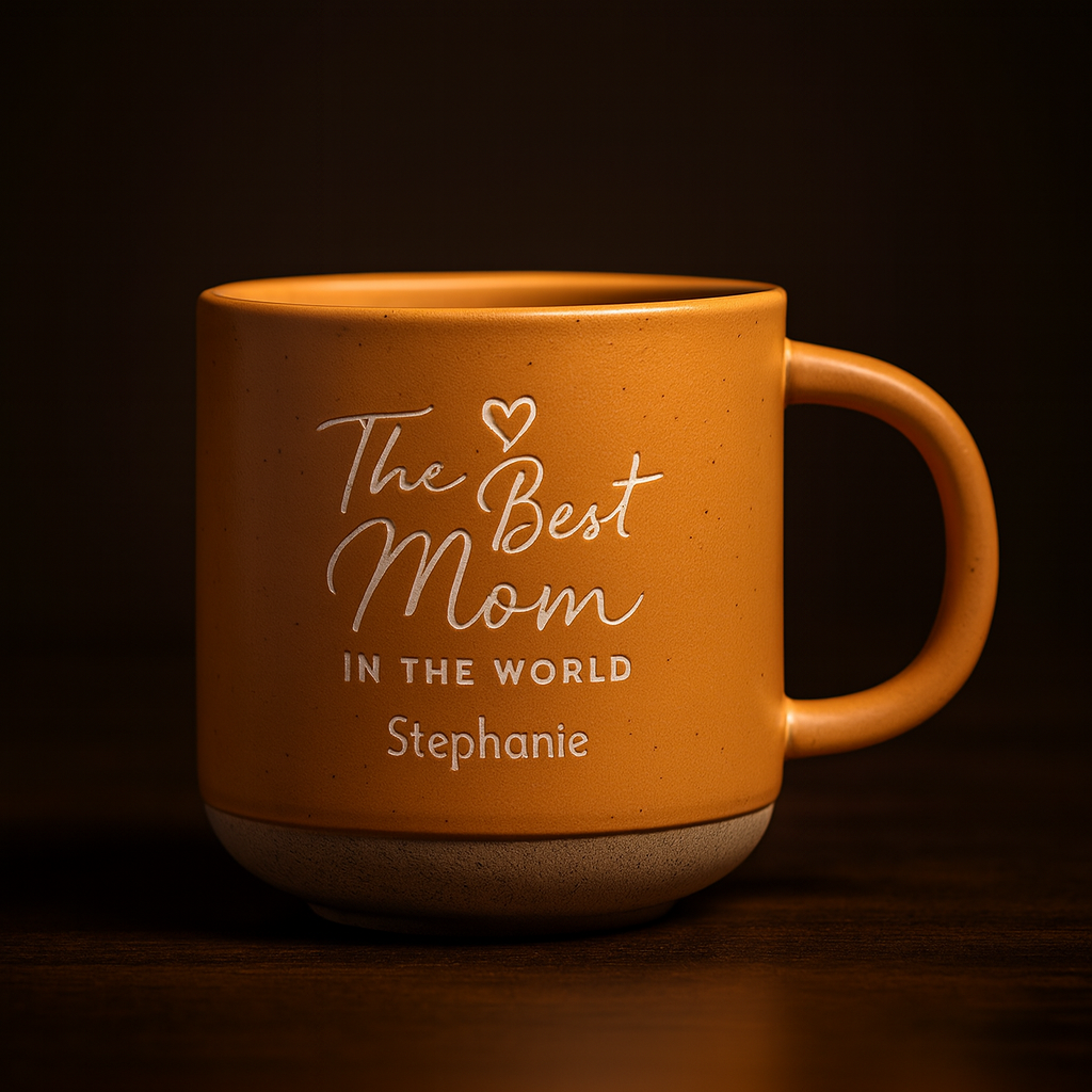 Personalized Best Bestie Pottery Friend Mug Custom Engraved 11oz Ceramic Coffee Cup Gift