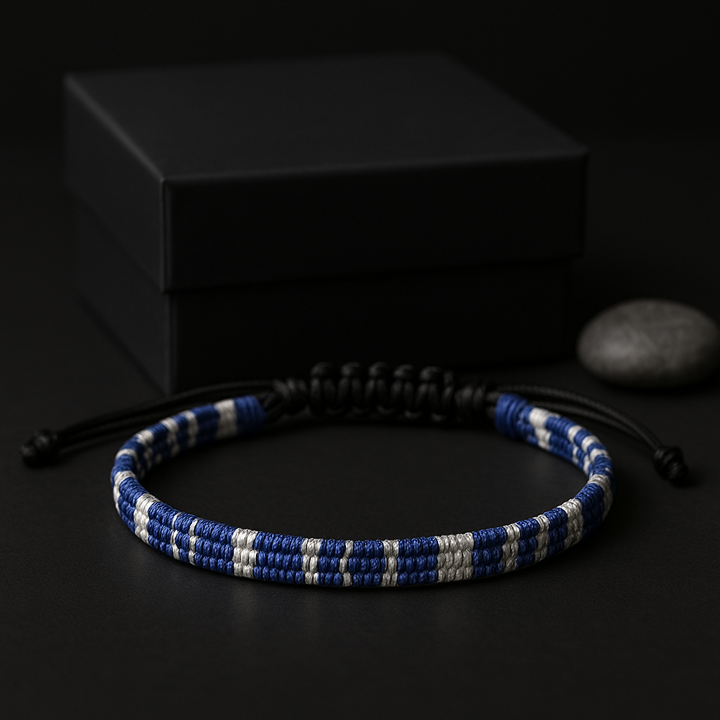 Hand-Woven Bohemian Adjustable Bracelet | Waterproof Woven Cord Jewelry | Christmas & Everyday Wear