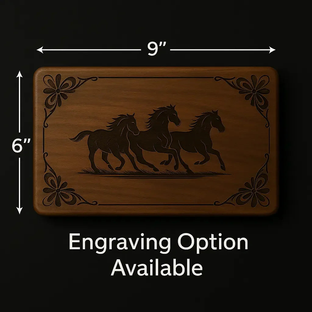 Wooden cutting Board with customize engraving Hadi Craft