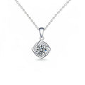 925 silver moissanite necklace Silver Destiny Moissanite Pendant - Hadi Craft