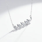 925 sterling silver moissanite pendant necklace Luxury Pendant - Hadi Craft