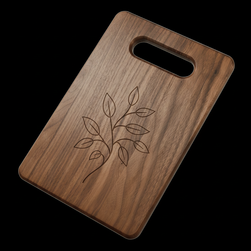 9x6 Walnut Wood Cutting Board – Handmade Charcuterie & Serving Board