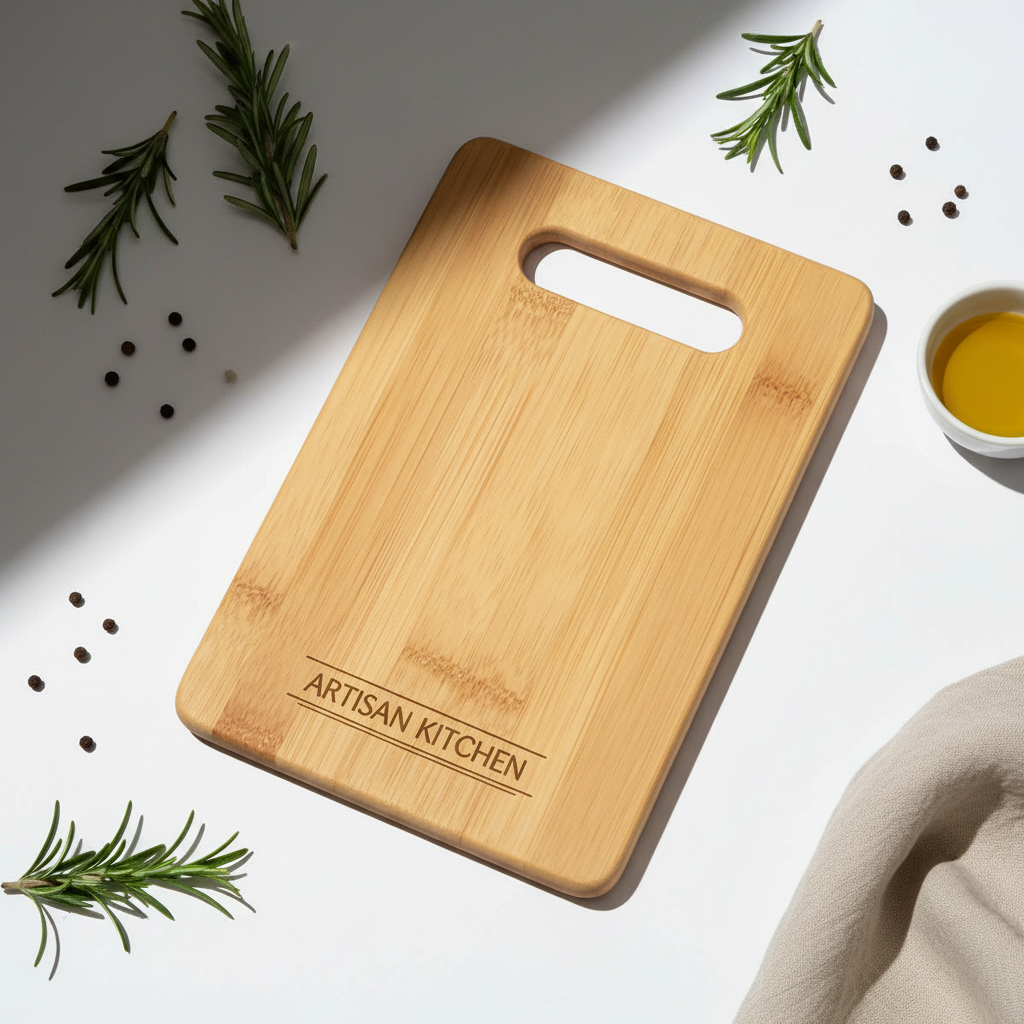 9 x 6 Bamboo Bar Cutting Board with Custom Personalized Engraving