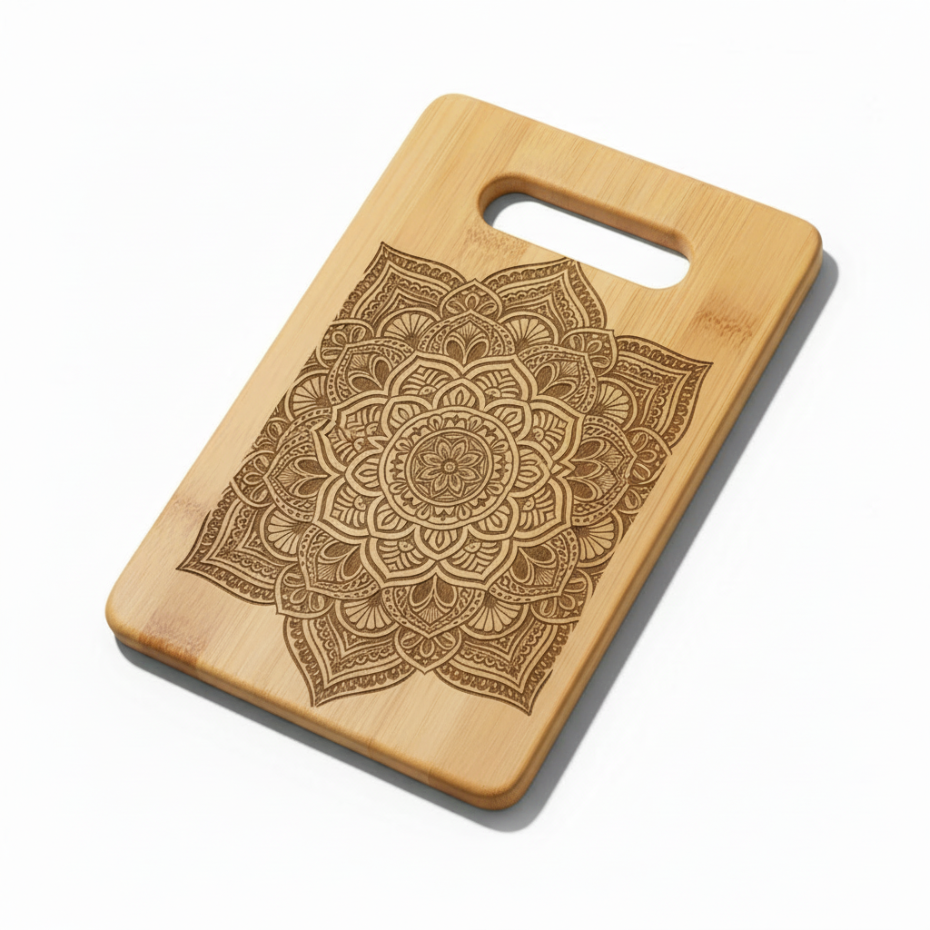 9 x 6 Bamboo Bar Cutting Board with Custom Personalized Engraving