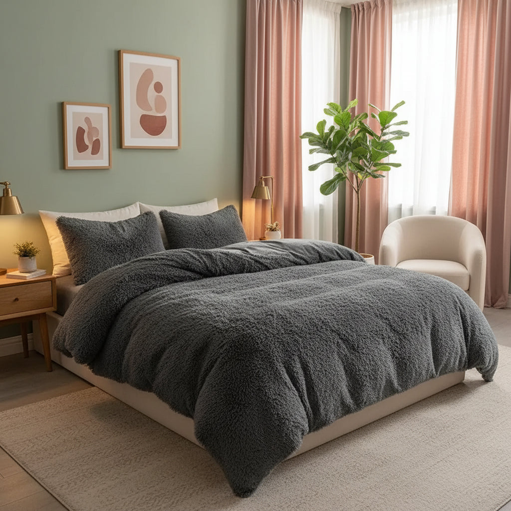 4 Piece Bed Set for Home, Soft and Breathable Duvet sets