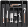 Adjustable Pantry Organizer Utensil Cutlery Drawer for Forks Knives Silverware Expandable Kitchen Drawer Kitchen Organizer Tray - Hadi Craft