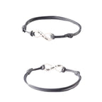 Adjustable Rope Bracelet with Stainless Steel Buckle – Unisex - Hadi Craft