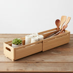 Adjustable drawer organizer Retractable Stackable Storage Box - Hadi Craft