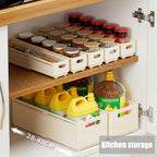Adjustable drawer organizer Retractable Stackable Storage Box - Hadi Craft