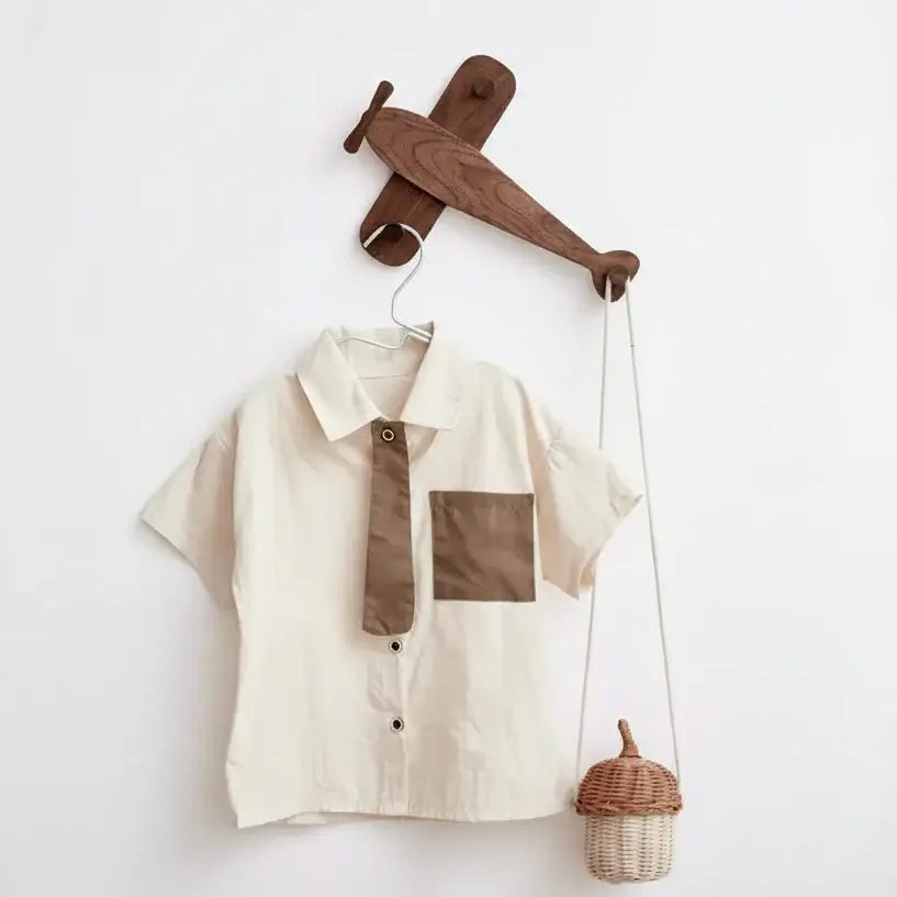 Airplane shaped coat rack for kids Wooden Wall Coat Hooks for Kids - Hadi Craft
