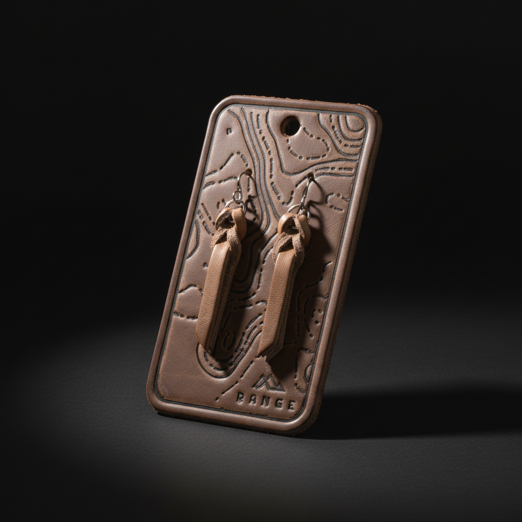 Braided Leather Earrings – Lightweight & Minimalist