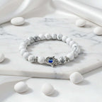 Bergamot evil eye stone bracelet - Hadi Craft
