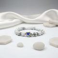 Bergamot evil eye stone bracelet - Hadi Craft