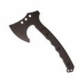 Black finish stainless axe head with 4.5" cutting edge. Black textured synthetic handle. - Hadi Craft