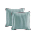 Blue and brown queen comforter set with sheets Queen, 12 Piece - Hadi Craft
