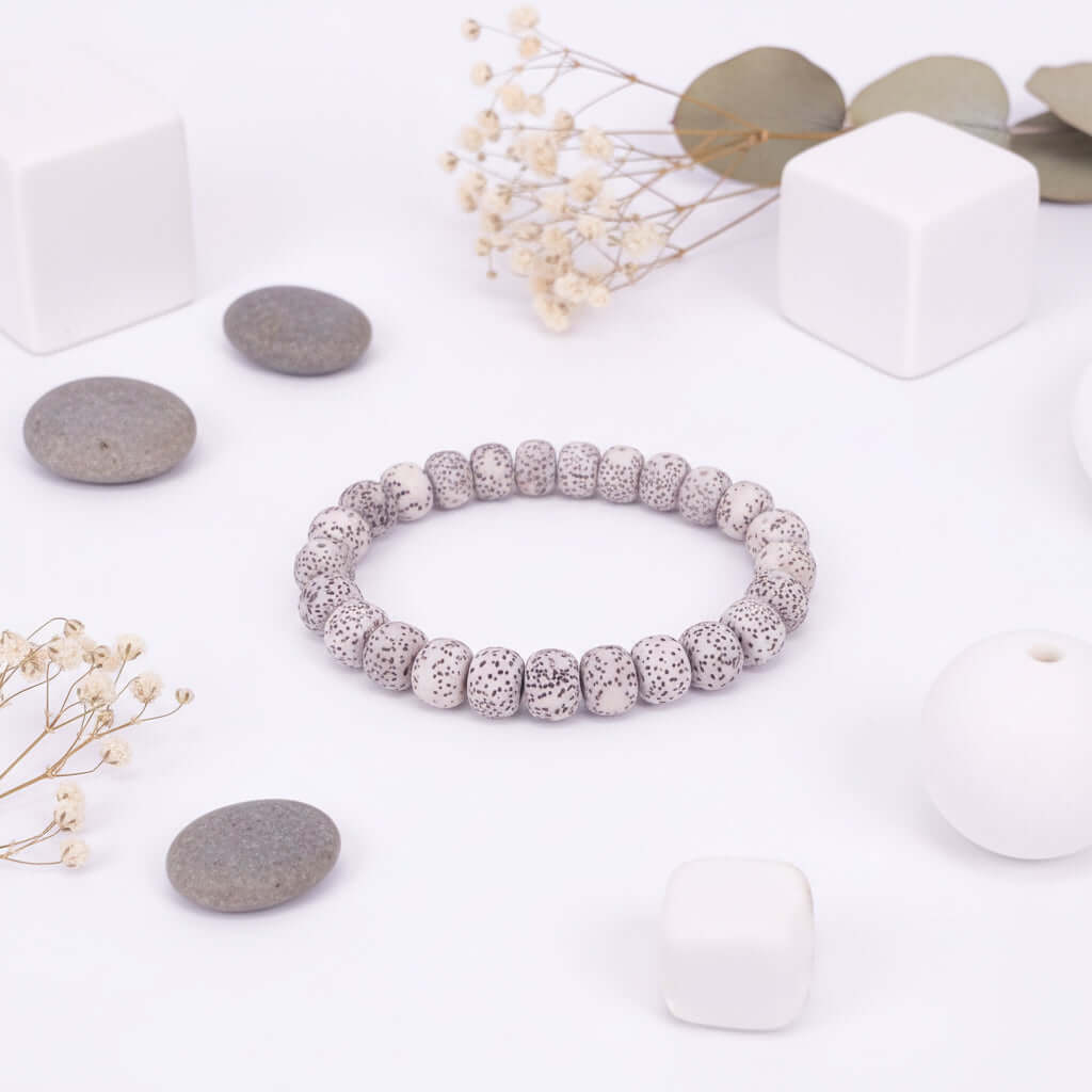 Bodhi Seed Bracelet – Natural Spiritual Bead Bracelet for Men & Women - Hadi Craft