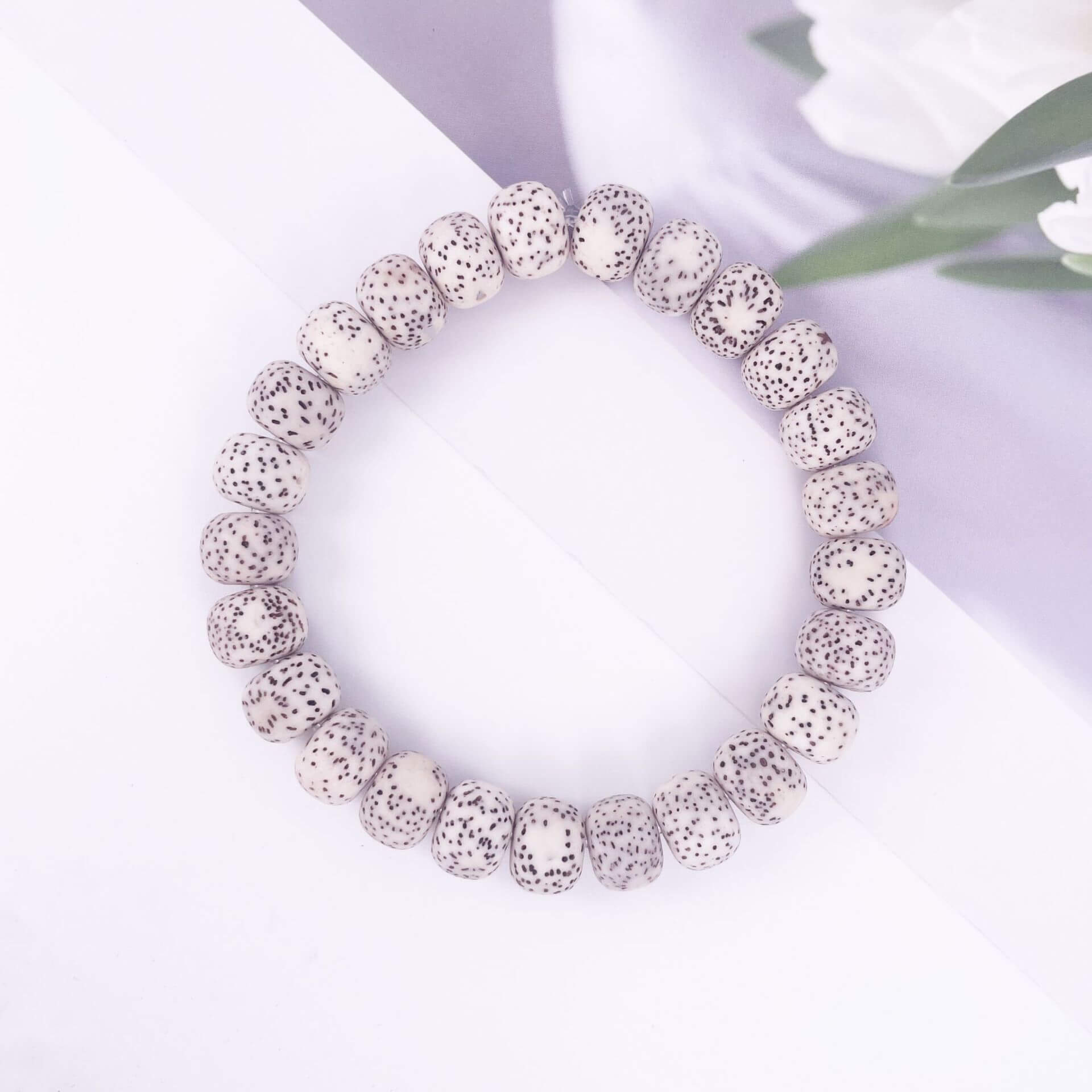 Bodhi Seed Bracelet – Natural Spiritual Bead Bracelet for Men & Women - Hadi Craft